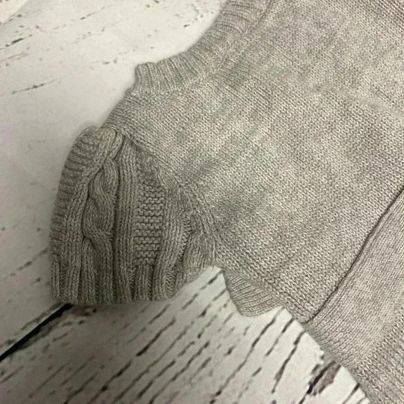 Old Navy Cable Knit Short Sleeve‎ Sweater Tie Dress Girls 18-24 Months - Picture 5 of 9